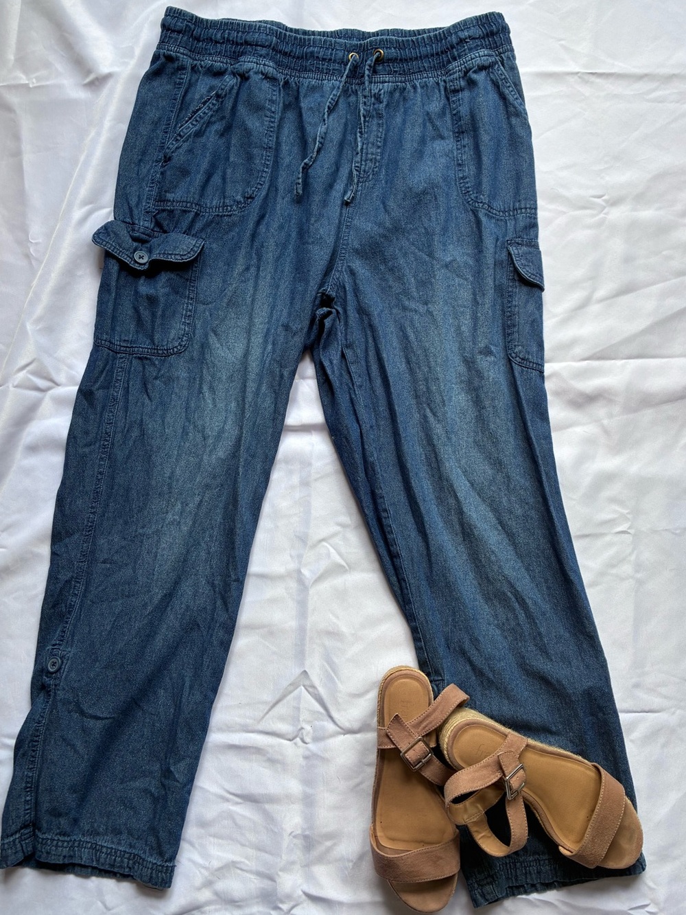 Woman Within Indigo Drawstring Pants